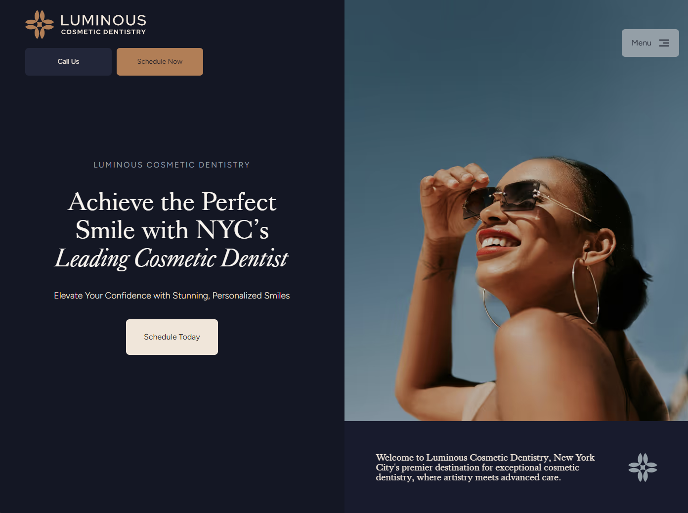 Luminous Template Preview